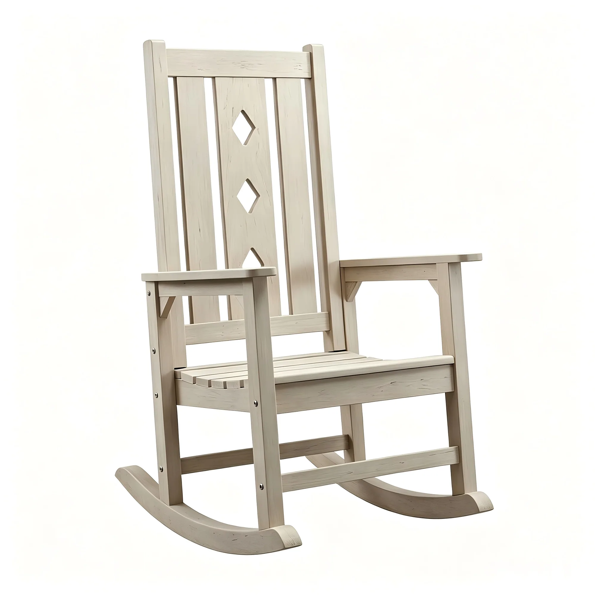 Oversized Outdoor Rocking Chair, Porch Rocker with High Back - Gray All Weather Resistant rocking chair for Lawn Garden, HIPS Patio Rocker with 350lbs Weight Capacity